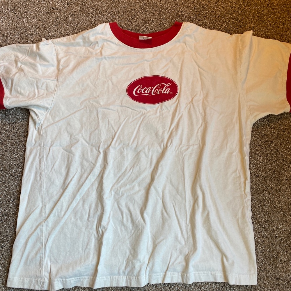 Coca-Cola White and Red T-Shirt